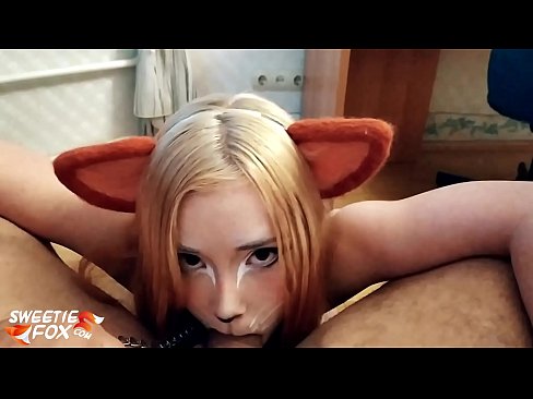 ❤️ Kitsune loro dick na kụkọba n'ọnụ ya ❤️❌ Anal porn ❤